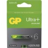 Alkalická baterie GP Ultra Plus AAA (LR03), 6 ks
