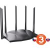 Tenda TX12 Pro AX3000 WiFi6 Router, 1x GWAN, 3x GLAN, IPv6, 5x 6dBi, WPA3, Mesh, CZ app