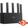 Tenda TX2L Pro AX1500 WiFi 6 Mesh Router, 1x GWAN, 3x GLAN, IPv6, 5x 6dBi anténa, WPA3, CZ App
