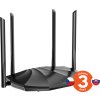 Tenda TX2 AX1500 WiFi6 Router, 1x GWAN, 3x GLAN, IPv6, 4x 6dBi anténa, WPA3, CZ App