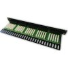 DATACOM Patch panel ISDN 50p.1U Integrovaný  BLACK, 19"