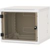 Triton 19" rozvaděč dvoudílný 12U/615mm celoskleněné dveře