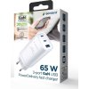 GEMBIRD PD nabíječka 1xUSB-A 2xUSB-C  67W bilá