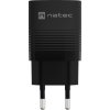 Univerzální USB nabíječka Natec RIBERA GaN 30 W, 1X USB-A, 1X USB-C, černá