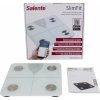 Salente SlimFit, osobní diagnostická fitness váha, Bluetooth, bílá