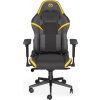 Endorfy herní židle Scrim YL / kombinace textil / kůže / černožlutá