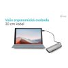 i-tec dokovací stanice USB-C Metal Nano 2x HDMI, Power Delivery 100W + univerzální nabíječka 100W (bundle)