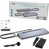 i-tec dokovací stanice USB-C Metal Ergonomic 4K/ 3x Display/ Power Delivery 100W + univerzální nabíječka 100W