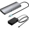 i-tec dokovací stanice USB-C Metal Nano 3x Display Dock, 2x HDMI 1x USB-C video, PD 140W + nabíječka 140 W