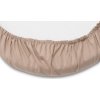 Bavlněné prostěradlo do kočárku New Baby 35x75cm cappuccino