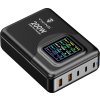 Viking USB GaN charger 200W PD PRO/síťový adaptér/Output:3xUSB-C,2xUSB-A/Rychlo nabíjení/