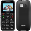 EVOLVEO EasyPhone, mobilní telefon pro seniory s nabíjecím stojánkem, černá