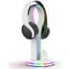 iPega P5P23 Nabíjecí RGB Stojan pro Playstation Portal Remote Player s Držákem na Sluchátka White