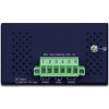 Planet Průmyslový PoE switch, 5x1Gb, 4x PoE 802.3at 36/120W, -40až75°C, dual 12-56VDC, IP40, fanless