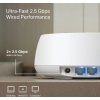 TP-Link Deco BE25 Mesh systém BE3600, WiFi 7, 688MBps na 2,4GHz, 2880Mbps na 5GHz, 2x 2,5GLAN, 2ks v balení