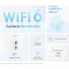 TP-Link Deco X10(2-pack) AX1500 Whole Home Mesh Wi-Fi 6 System, 300 Mbps 2.4GHz + 1201 Mbps 5GHz, 2x GLAN