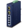 Planet IGS-620TF Průmyslový Switch 4x 10/100/1000Base-T, 2x 100/1G/2.5GBase-X SFP, -40~+75°C
