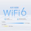 TP-Link Deco X10-4G AX1500 LTE Home Mesh Wi-Fi 6 jednotka, 300 Mbps 2.4GHz + 1201 Mbps 5GHz, 3x GLAN, SIM slot