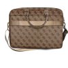 Guess PU 4G Metal Logo Taška na Notebook 15/16" Brown