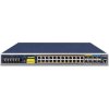 Planet IGS-6325-24P4X průmyslový L3 switch, 24x1Gb, 4x10Gb SFP+, PoE 802.3at 440W, 48-56VDC, -40~75°C, IP30, fanless