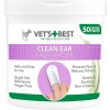 VET´s BEST Čistíci utěrky na uši pro psy 50 ks