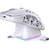 Endorfy myš LIV Plus Onyx White Wireless / PAW3395 / Khail GM 8.0 / bezdrátová / ultralehká / dockovací stanice / bílá