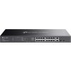 TP-Link ES220GMP, Omada 20-Port Gigabit Easy Managed Switch, 2x GLAN, 2x SFP, 16x GLAN PoE+, 250W PoE budget