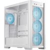 ASUS skříň TUF GAMING GT302 TG ARGB WHITE/ ATX / průhledná bočnice / 4x 140mm ARGB / bez zdroje / bílá