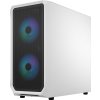 Fractal Design Focus 2 RGB White TG Clear Tint/Midi Tower/Transpar./Černá a bílá