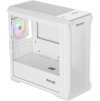 Počítačová skříň Genesis IRID 503 ARGB LITE/Mini Tower/Transpar./Bílá