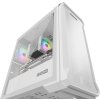 Počítačová skříň Genesis IRID 503 ARGB LITE/Mini Tower/Transpar./Bílá