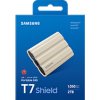 SAMSUNG Portable SSD T7 Shield 2TB / USB 3.2 Gen 2 / USB-C / Externí / Béžový