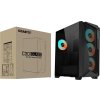 GIGABYTE C301 GLASS/Midi Tower/Transpar./Černá