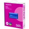 ADATA SE880 500GB SSD / Externí / USB 3.2 Type-C / 2000MB/s Read/Write / modrá