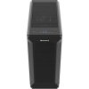 Počítačová skříň Genesis IRID 505F/Midi Tower/Transpar./Černá