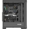 Počítačová skříň Genesis IRID 505F/Midi Tower/Transpar./Černá