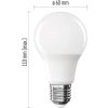 LED žárovka Basic A60 / E27 / 8,8 W (60 W) / 806 lm / teplá bílá