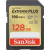 SanDisk Extreme PLUS 128GB SDXC / UHS-I, Class 10, U3, V30 /  up to 190MB/s & 90MB/s Read/Write / + 2 years RescuePRO