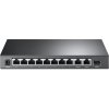TP-Link TL-SL1311MP - stolní switch s 8 porty 10/100 Mbit/s, 3 gigabit porty a 8 porty PoE+