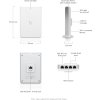 Ubiquiti UniFi 6 In-Wall - Wi-Fi 6 AP, 2.4/5GHz, až 5.3 Gbps, 5x GbE, PoE/PoE+ (bez PoE injektoru)