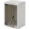 Triton 10" rozvaděč jednodílný 9U/260mm, celoskleněné dveře