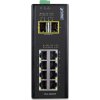Planet IGS-1020TF Průmyslový Switch 8x 10/100/1000T, 2x 100/1000X SFP, -40~+75°C
