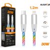 ALIGATOR Datový kabel LIGHT 3A, 30W USB-C/Lightning 1,2m