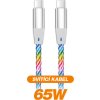 ALIGATOR Datový kabel LIGHT 3A, 65W USB-C/USB-C 0,5m