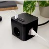 Nabíjecí stanice Huslog 12W 3xzásuvka, 4xUSB černá