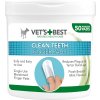 VET´s BEST Čistíci utěrky na zuby pro psy 50 ks