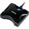 AKASA čtečka čipových karet / externí / AK-CR-03BK / USB2.0 / černá