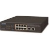 Planet GSD-1008HP, PoE switch 8x PoE 802.3at 120W+ 2x 1000Base-T, VLAN, extend mód 10Mb/s do 250m