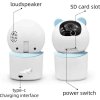 IMMAX NEO LITE SMART Security vnitřní kamera BABY, 355° 50°, P/T, Wi-Fi, 4MP, modrá, TUYA