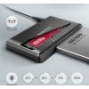 AXAGON kovový box na M.2 NVMe a 2,5" SATA SSD s funkní klonování / ADSA-CC / USB-C 3.2 Gen 2 / kabel 30cm